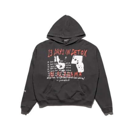 ERD 13 Days in Detox Hoodie Faded Black (1)
