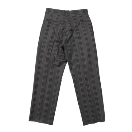 ERD Everyday Trouser Grey Blue Burgundy Stripe (4)