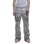 ERD Flare Jeans Paint White (2)