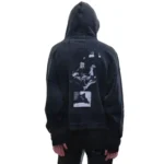 ERD Lenin’s Nap Time Assemblage Zip Hoodie Washed Black (2)