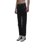 ERD Tommy Tonsil Leather Jeans Black Sand (2)
