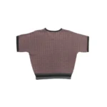 ERD V Neck Shortsleeve Vienna Sweater Burgundy (3)