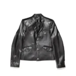 ERD Western Perfect Leather Blazer Black (1)