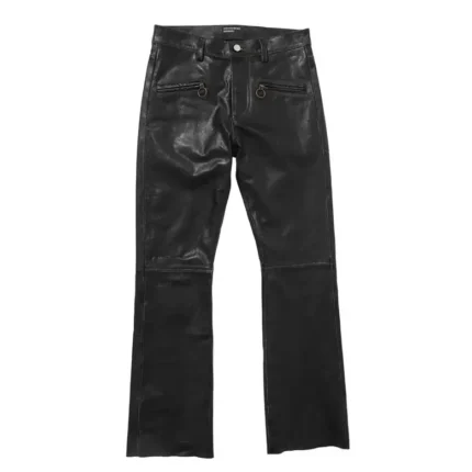 ERD Wicked Game Leather Flares Jeans (1)
