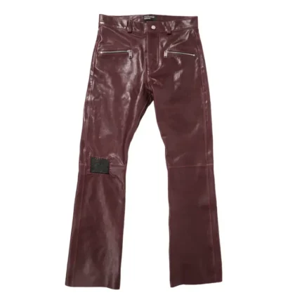 ERD Wicked Game Leather Flares Plum (1)