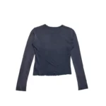 Erd Classic Logo Shrunken LS T Shirt (1)