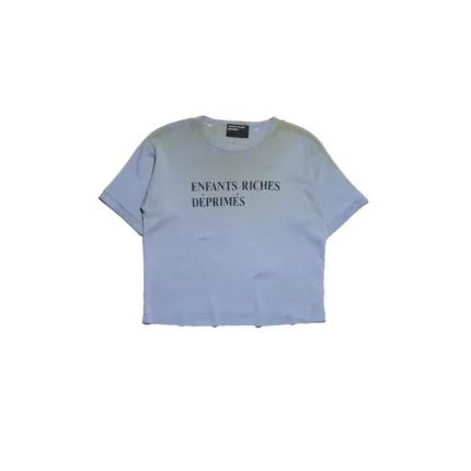 Erd Classic Logo Women’s T Shirt Sun Faded Blue (1)
