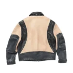 Erd Combaittimento Colorblocked Leather Jacket (2)