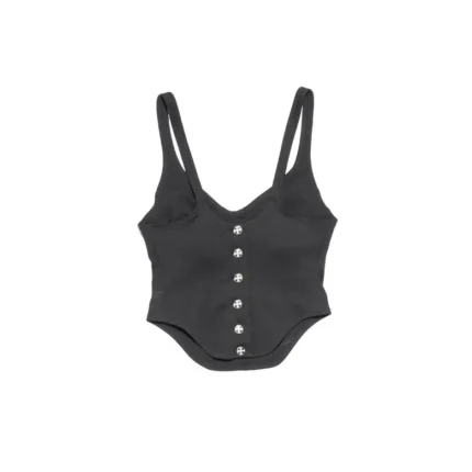 Erd Croix de Fer Button Tank Top (2)