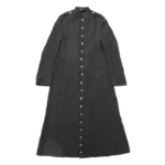 Erd Linen Priest Coat With Cherub Buttons (1)