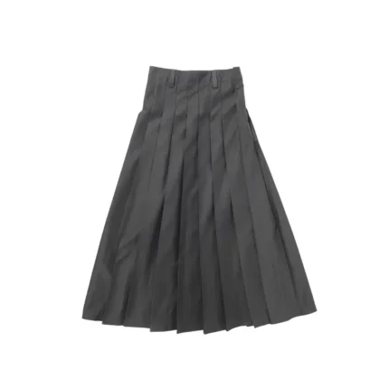 Erd Long Pleated Skirt (3)