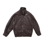 Erd Prince Phillip’s Childhood Leather Jacket Dark Brown (1)