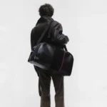 Erd Untitled 77 Belt Strap Weekender Black (2)