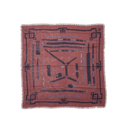Erd Belt Scarf Bordeaux (1)